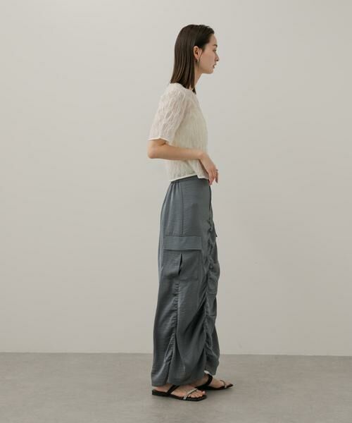 SENSE OF PLACE by URBAN RESEARCH / センスオブプレイス バイ アーバンリサーチ スカート | サテンサイドポケットスカート | 詳細20