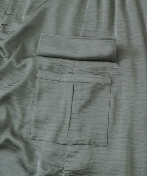 SENSE OF PLACE by URBAN RESEARCH / センスオブプレイス バイ アーバンリサーチ スカート | サテンサイドポケットスカート | 詳細24