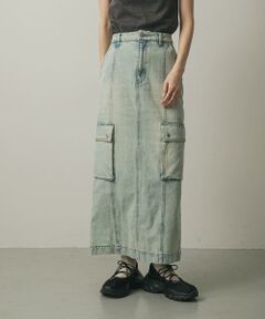 SENSE OF PLACE by URBAN RESEARCH / センスオブプレイス バイ アーバンリサーチ スカート | カーゴデニムスカート