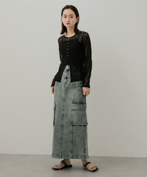 SENSE OF PLACE by URBAN RESEARCH / センスオブプレイス バイ アーバンリサーチ スカート | カーゴデニムスカート | 詳細3