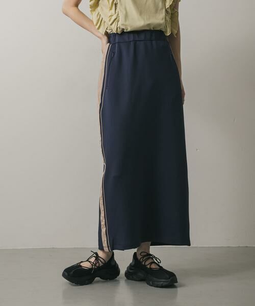 SENSE OF PLACE by URBAN RESEARCH / センスオブプレイス バイ アーバンリサーチ スカート | ジップポケットサイドラインスカート | 詳細1