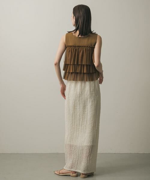 SENSE OF PLACE by URBAN RESEARCH / センスオブプレイス バイ アーバンリサーチ スカート | シアーフクレジャガードスカート | 詳細12