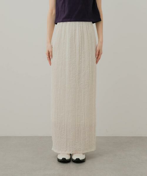 SENSE OF PLACE by URBAN RESEARCH / センスオブプレイス バイ アーバンリサーチ スカート | シアーフクレジャガードスカート | 詳細15