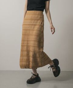 SENSE OF PLACE by URBAN RESEARCH / センスオブプレイス バイ アーバンリサーチ スカート | マルチボーダーニットスカート