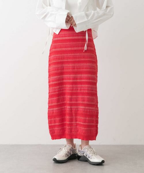 SENSE OF PLACE by URBAN RESEARCH / センスオブプレイス バイ アーバンリサーチ スカート | マルチボーダーニットスカート | 詳細1