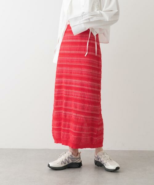 SENSE OF PLACE by URBAN RESEARCH / センスオブプレイス バイ アーバンリサーチ スカート | マルチボーダーニットスカート | 詳細2
