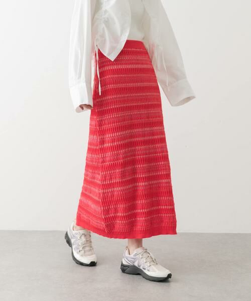 SENSE OF PLACE by URBAN RESEARCH / センスオブプレイス バイ アーバンリサーチ スカート | マルチボーダーニットスカート | 詳細3