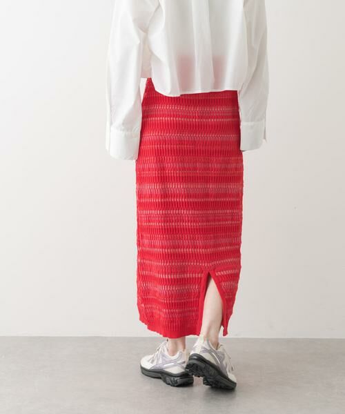 SENSE OF PLACE by URBAN RESEARCH / センスオブプレイス バイ アーバンリサーチ スカート | マルチボーダーニットスカート | 詳細5