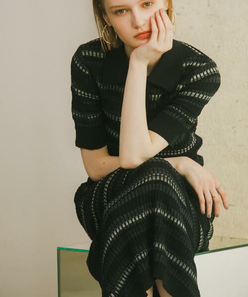 SENSE OF PLACE by URBAN RESEARCH / センスオブプレイス バイ アーバンリサーチ スカート | マルチボーダーニットスカート | 詳細10