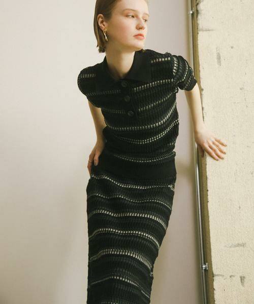 SENSE OF PLACE by URBAN RESEARCH / センスオブプレイス バイ アーバンリサーチ スカート | マルチボーダーニットスカート | 詳細12