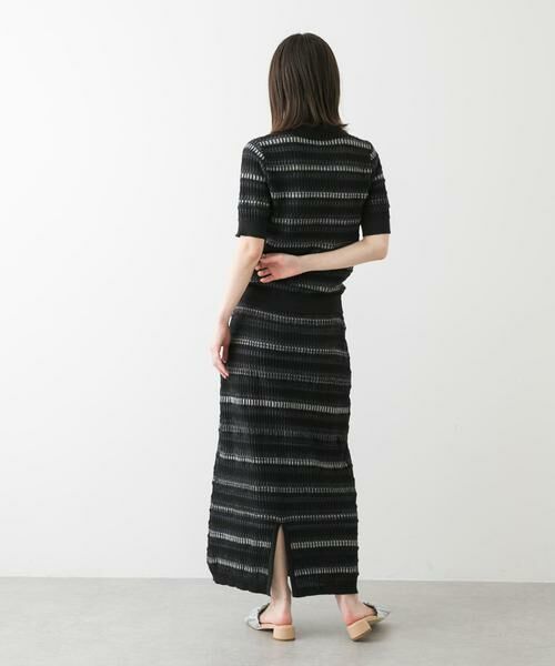 SENSE OF PLACE by URBAN RESEARCH / センスオブプレイス バイ アーバンリサーチ スカート | マルチボーダーニットスカート | 詳細16