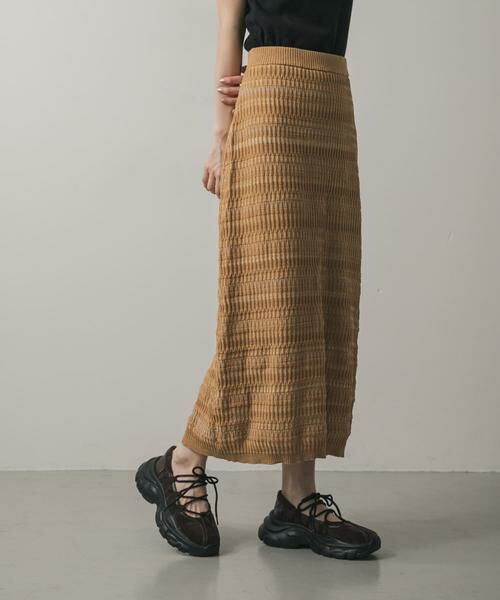 SENSE OF PLACE by URBAN RESEARCH / センスオブプレイス バイ アーバンリサーチ スカート | マルチボーダーニットスカート | 詳細19