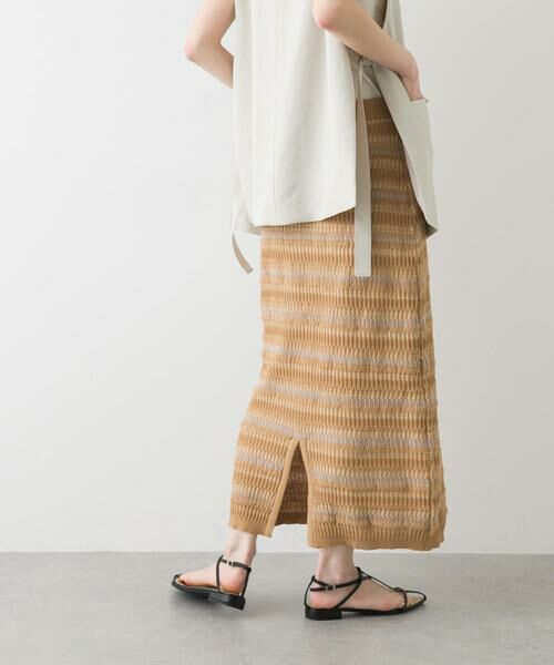 SENSE OF PLACE by URBAN RESEARCH / センスオブプレイス バイ アーバンリサーチ スカート | マルチボーダーニットスカート | 詳細24