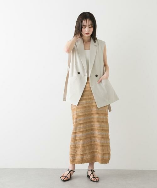 SENSE OF PLACE by URBAN RESEARCH / センスオブプレイス バイ アーバンリサーチ スカート | マルチボーダーニットスカート | 詳細25