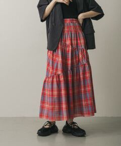 SENSE OF PLACE by URBAN RESEARCH / センスオブプレイス バイ アーバンリサーチ スカート | チェックボリュームスカート