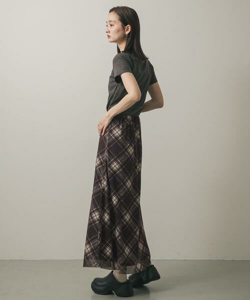 SENSE OF PLACE by URBAN RESEARCH / センスオブプレイス バイ アーバンリサーチ スカート | シアーチェックスカート | 詳細4