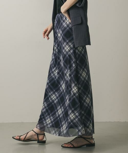 SENSE OF PLACE by URBAN RESEARCH / センスオブプレイス バイ アーバンリサーチ スカート | シアーチェックスカート | 詳細10