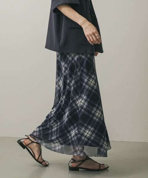 SENSE OF PLACE by URBAN RESEARCH / センスオブプレイス バイ アーバンリサーチ スカート | シアーチェックスカート | 詳細11