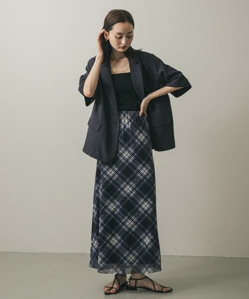 SENSE OF PLACE by URBAN RESEARCH / センスオブプレイス バイ アーバンリサーチ スカート | シアーチェックスカート | 詳細12