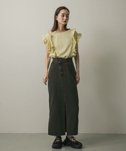 SENSE OF PLACE by URBAN RESEARCH / センスオブプレイス バイ アーバンリサーチ スカート | アシメベルトデニムスカート | 詳細4