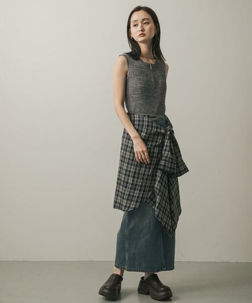 SENSE OF PLACE by URBAN RESEARCH / センスオブプレイス バイ アーバンリサーチ スカート | アシメベルトデニムスカート | 詳細14