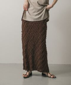 SENSE OF PLACE by URBAN RESEARCH / センスオブプレイス バイ アーバンリサーチ スカート | フリンジニットスカート