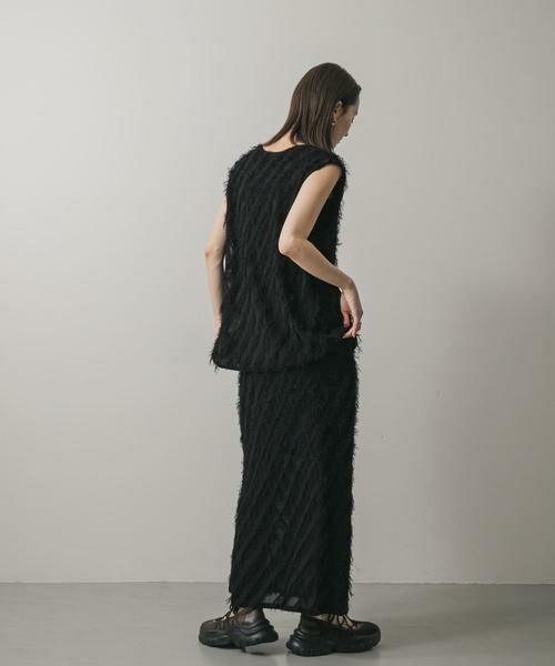 SENSE OF PLACE by URBAN RESEARCH / センスオブプレイス バイ アーバンリサーチ スカート | フリンジニットスカート | 詳細19