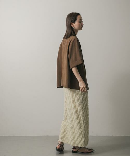 SENSE OF PLACE by URBAN RESEARCH / センスオブプレイス バイ アーバンリサーチ スカート | フリンジニットスカート | 詳細25