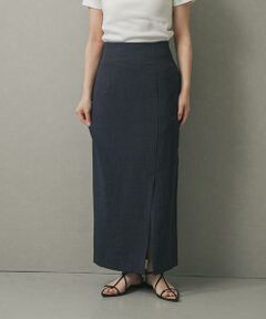 SENSE OF PLACE by URBAN RESEARCH / センスオブプレイス バイ アーバンリサーチ スカート | 『UR TECH DRYLUXE』リネンライクスリットタイトスカート