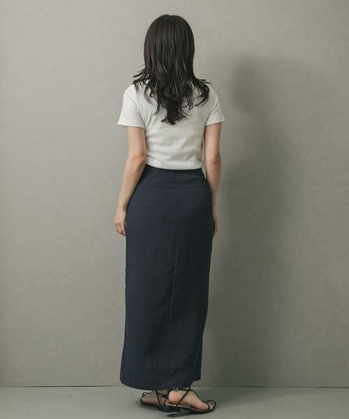 SENSE OF PLACE by URBAN RESEARCH / センスオブプレイス バイ アーバンリサーチ スカート | 『UR TECH DRYLUXE』リネンライクスリットタイトスカート | 詳細11