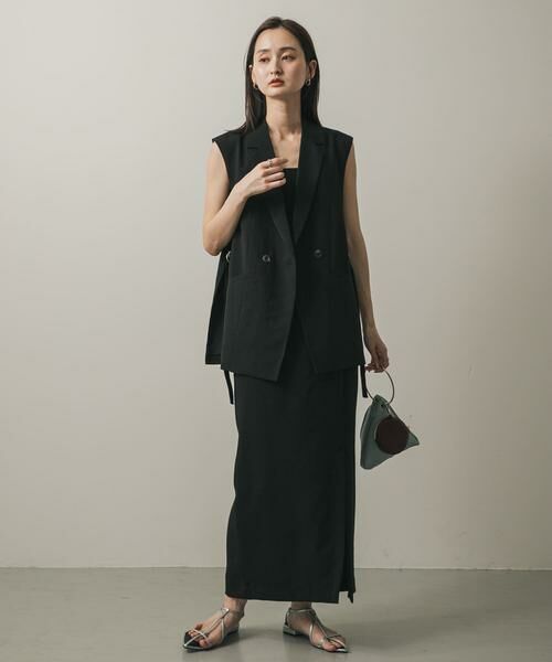 SENSE OF PLACE by URBAN RESEARCH / センスオブプレイス バイ アーバンリサーチ スカート | 『UR TECH DRYLUXE』リネンライクスリットタイトスカート | 詳細26