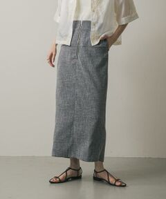 SENSE OF PLACE by URBAN RESEARCH / センスオブプレイス バイ アーバンリサーチ スカート | ツイードジップアイラインスカート