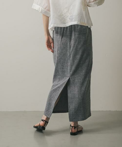 SENSE OF PLACE by URBAN RESEARCH / センスオブプレイス バイ アーバンリサーチ スカート | ツイードジップアイラインスカート | 詳細2