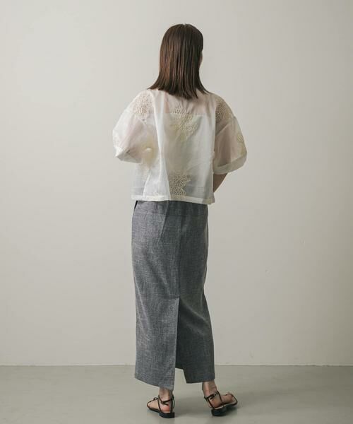 SENSE OF PLACE by URBAN RESEARCH / センスオブプレイス バイ アーバンリサーチ スカート | ツイードジップアイラインスカート | 詳細4