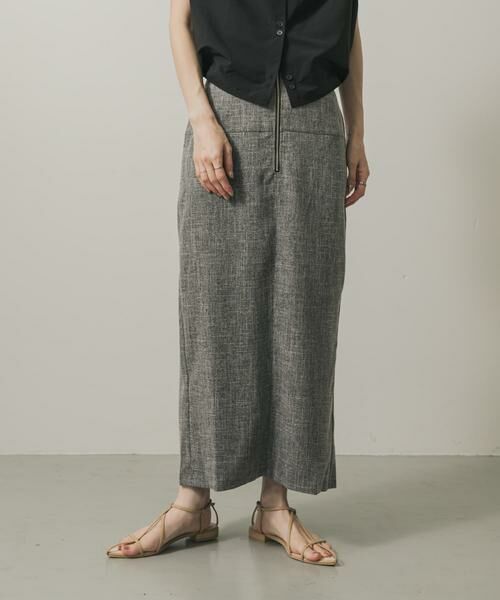 SENSE OF PLACE by URBAN RESEARCH / センスオブプレイス バイ アーバンリサーチ スカート | ツイードジップアイラインスカート | 詳細14