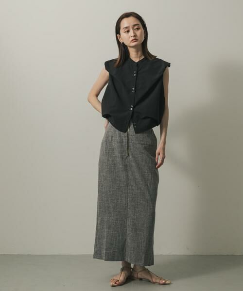 SENSE OF PLACE by URBAN RESEARCH / センスオブプレイス バイ アーバンリサーチ スカート | ツイードジップアイラインスカート | 詳細17