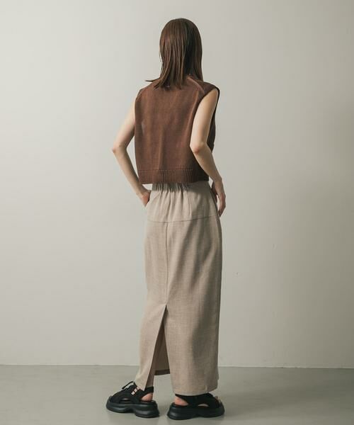 SENSE OF PLACE by URBAN RESEARCH / センスオブプレイス バイ アーバンリサーチ スカート | ツイードジップアイラインスカート | 詳細23