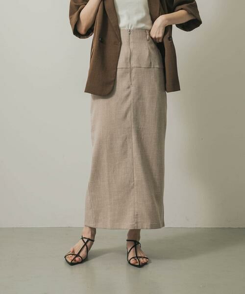 SENSE OF PLACE by URBAN RESEARCH / センスオブプレイス バイ アーバンリサーチ スカート | ツイードジップアイラインスカート | 詳細24