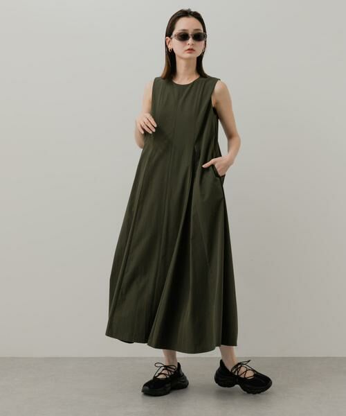 SENSE OF PLACE by URBAN RESEARCH / センスオブプレイス バイ アーバンリサーチ ワンピース | 4WAYストレッチテントラインワンピース | 詳細6