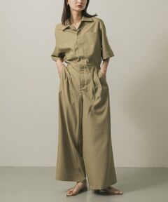 SENSE OF PLACE by URBAN RESEARCH / センスオブプレイス バイ アーバンリサーチ サロペット・オールインワン | ハーフスリーブジャンプスーツ