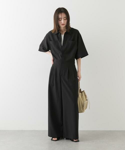 SENSE OF PLACE by URBAN RESEARCH / センスオブプレイス バイ アーバンリサーチ サロペット・オールインワン | ハーフスリーブジャンプスーツ | 詳細5