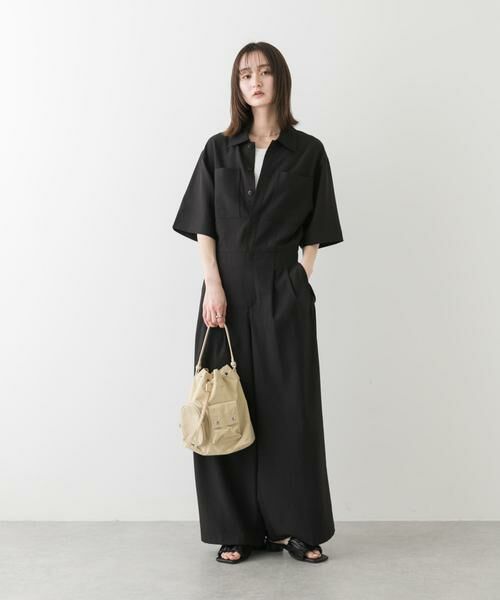 SENSE OF PLACE by URBAN RESEARCH / センスオブプレイス バイ アーバンリサーチ サロペット・オールインワン | ハーフスリーブジャンプスーツ | 詳細6
