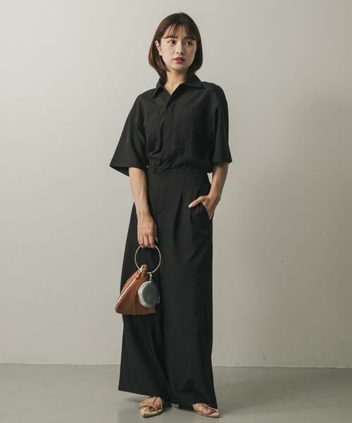 SENSE OF PLACE by URBAN RESEARCH / センスオブプレイス バイ アーバンリサーチ サロペット・オールインワン | ハーフスリーブジャンプスーツ | 詳細8