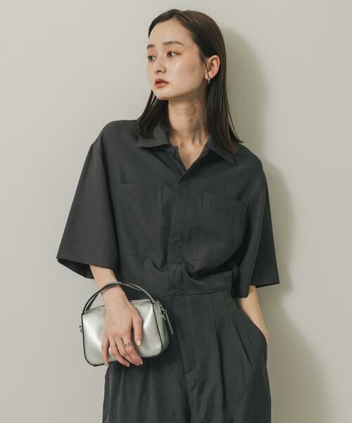 SENSE OF PLACE by URBAN RESEARCH / センスオブプレイス バイ アーバンリサーチ サロペット・オールインワン | ハーフスリーブジャンプスーツ | 詳細11