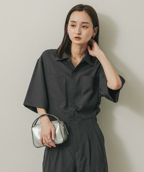 SENSE OF PLACE by URBAN RESEARCH / センスオブプレイス バイ アーバンリサーチ サロペット・オールインワン | ハーフスリーブジャンプスーツ | 詳細12