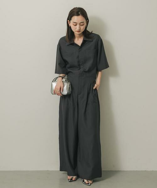 SENSE OF PLACE by URBAN RESEARCH / センスオブプレイス バイ アーバンリサーチ サロペット・オールインワン | ハーフスリーブジャンプスーツ | 詳細13