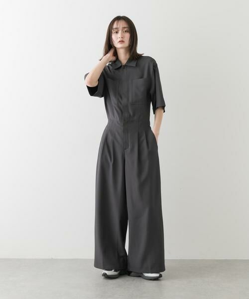 SENSE OF PLACE by URBAN RESEARCH / センスオブプレイス バイ アーバンリサーチ サロペット・オールインワン | ハーフスリーブジャンプスーツ | 詳細16