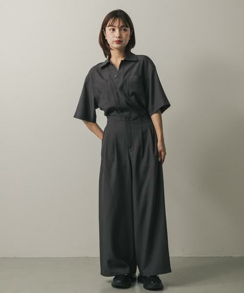 SENSE OF PLACE by URBAN RESEARCH / センスオブプレイス バイ アーバンリサーチ サロペット・オールインワン | ハーフスリーブジャンプスーツ | 詳細18