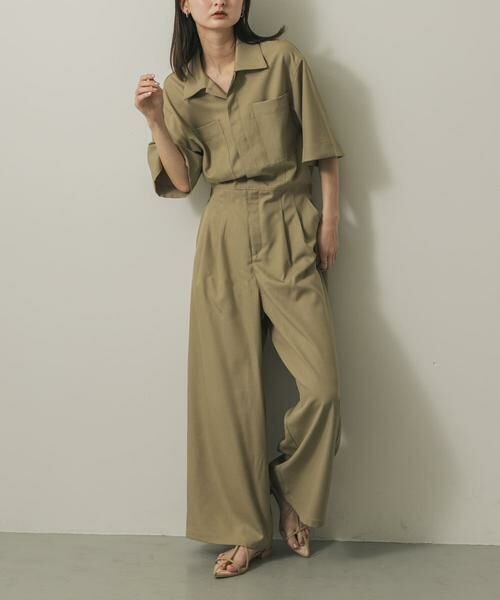 SENSE OF PLACE by URBAN RESEARCH / センスオブプレイス バイ アーバンリサーチ サロペット・オールインワン | ハーフスリーブジャンプスーツ | 詳細27