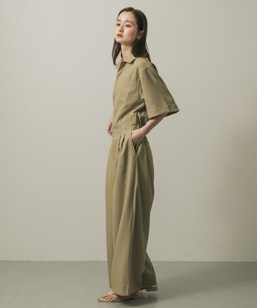 SENSE OF PLACE by URBAN RESEARCH / センスオブプレイス バイ アーバンリサーチ サロペット・オールインワン | ハーフスリーブジャンプスーツ | 詳細29